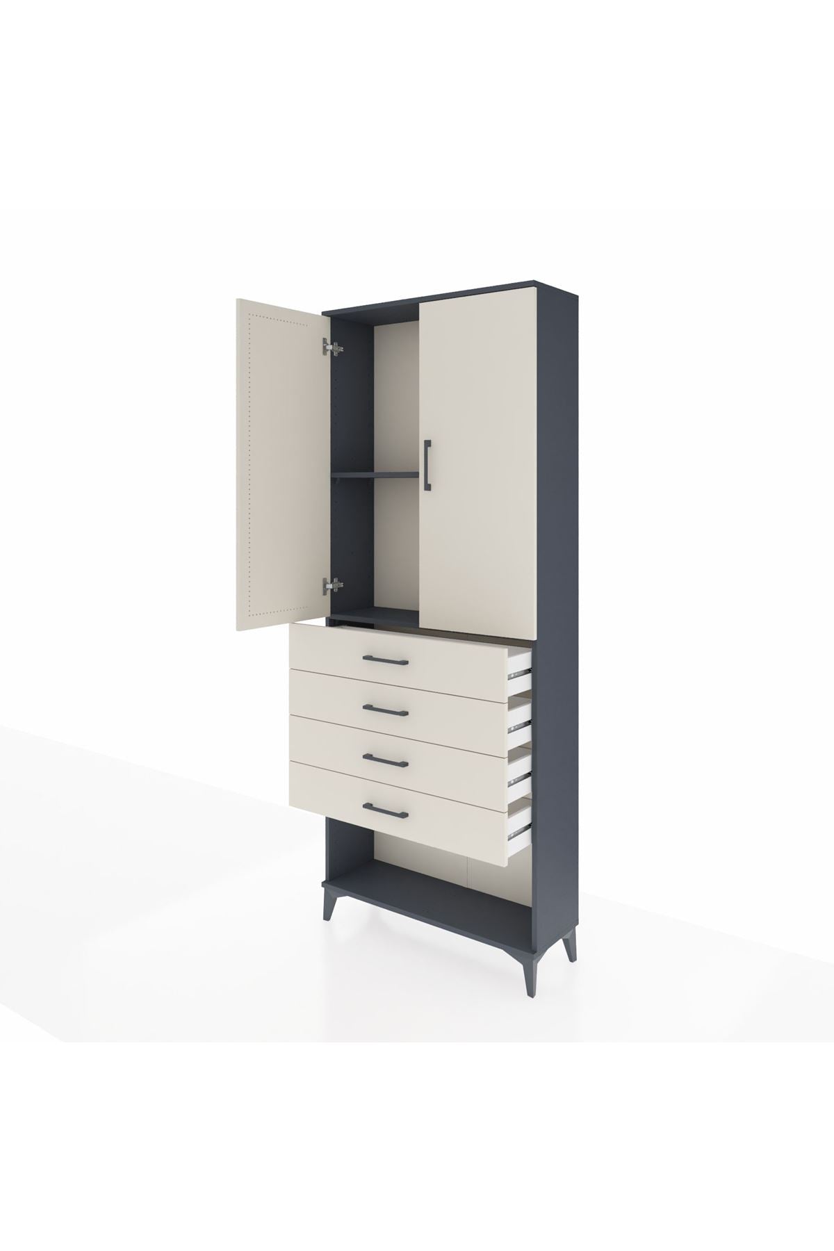 Arges Dolap 88x30x221 Antrasit-Aytaşı