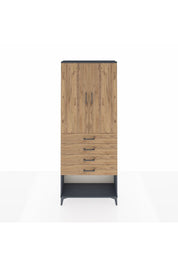 Arges Dolap 88x30x221 Antrasit-Çam