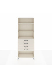 Arges Dolap 3 Raflı 4 Çekmeceli 88x30x221 Aytaşı-Aytaşı