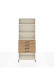 Arges Dolap 3 Raflı 4 Çekmeceli 88x30x221 Aytaşı-Çam