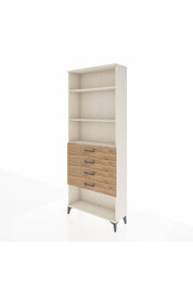 Arges Dolap 3 Raflı 4 Çekmeceli 88x30x221 Aytaşı-Çam