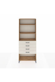 Arges Dolap 3 Raflı 4 Çekmeceli 88x30x221 Çam-Aytaşı