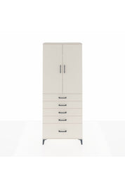 Arges Dolap 3 Raflı 5 Çekmeceli 2 Kapaklı 88x30x221 Aytaşı-Aytaşı