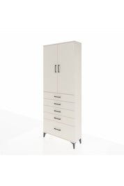 Arges Dolap 3 Raflı 5 Çekmeceli 2 Kapaklı 88x30x221 Aytaşı-Aytaşı