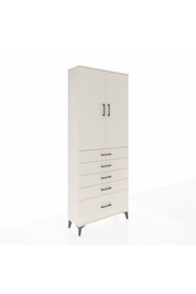 Arges Dolap 2 Raflı 5 Çekmeceli 2 Kapaklı 88x30x221 Aytaşı-Aytaşı