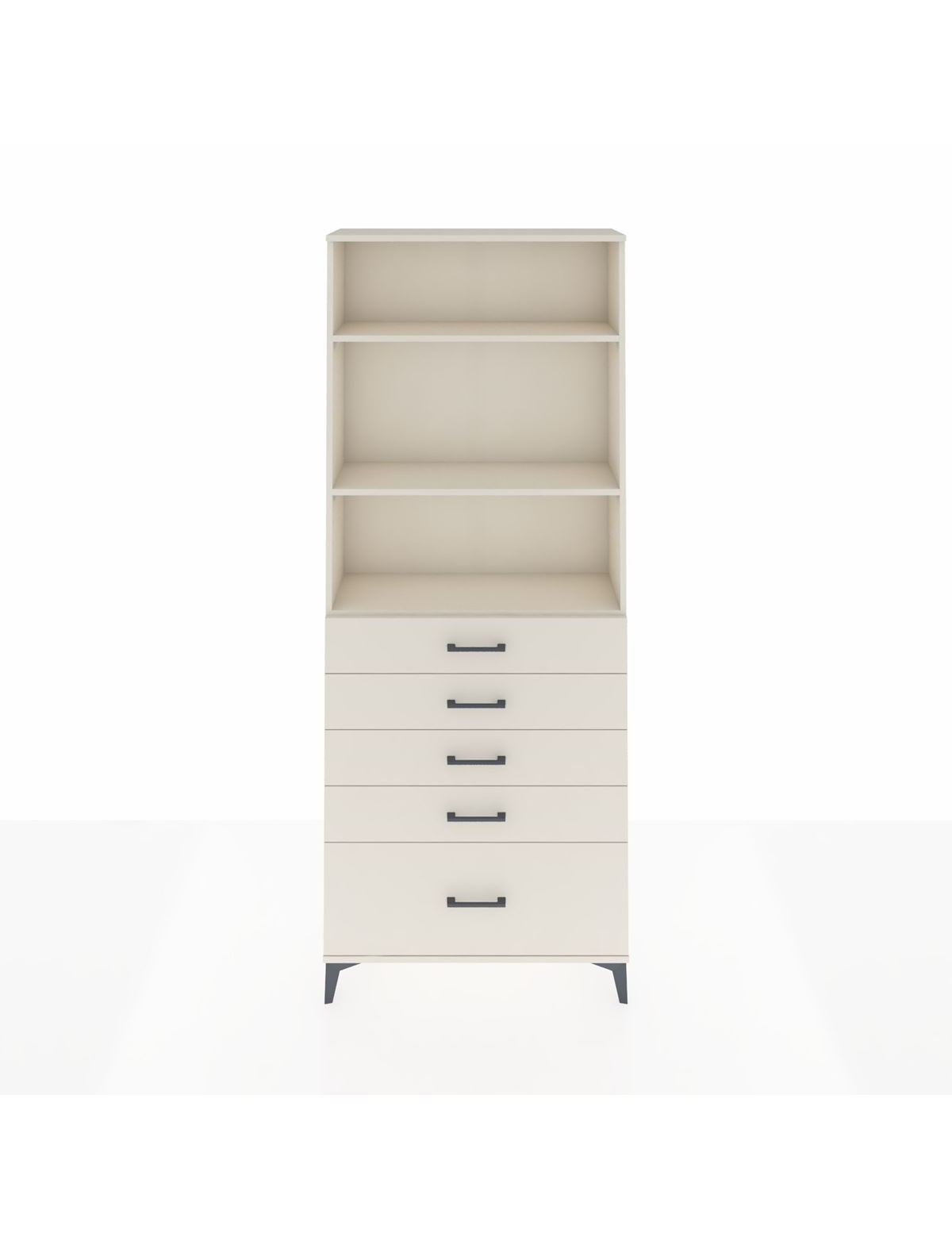 Arges Dolap 3 Raflı 5 Çekmeceli 88x30x221 Aytaşı-Aytaşı