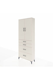 Arges Dolap 2 Raflı 4 Çekmeceli 2 Kapaklı 88x30x221 Aytaşı-Aytaşı