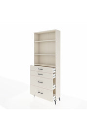 Arges Dolap 3 Raflı 4 Çekmeceli 88x30x221 Aytaşı-Aytaşı