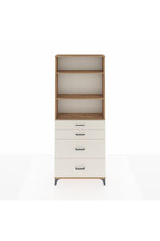 Arges Dolap 3 Raflı 4 Çekmeceli 88x30x221 Çam-Aytaşı