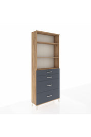 Arges Dolap 3 Raflı 4 Çekmeceli 88x30x221 - S30M132V8A