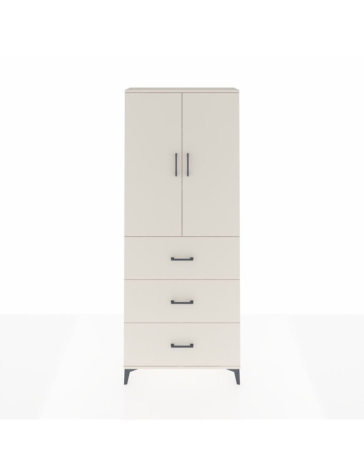 Arges Dolap 3 Raflı 3 Çekmeceli 2 Kapaklı 88x30x221 Aytaşı-Aytaşı