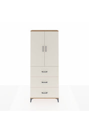 Arges Dolap 3 Raflı 3 Çekmeceli 2 Kapaklı 88x30x221 Çam-Aytaşı