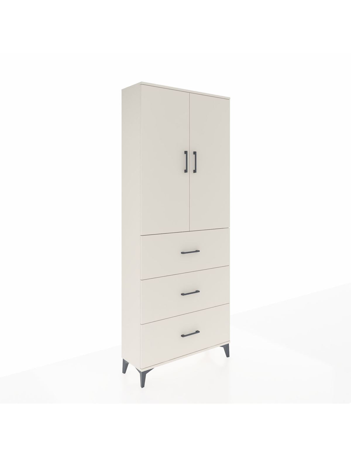 Arges Dolap 2 Raflı 3 Çekmeceli 2 Kapaklı 88x30x221 Aytaşı-Aytaşı