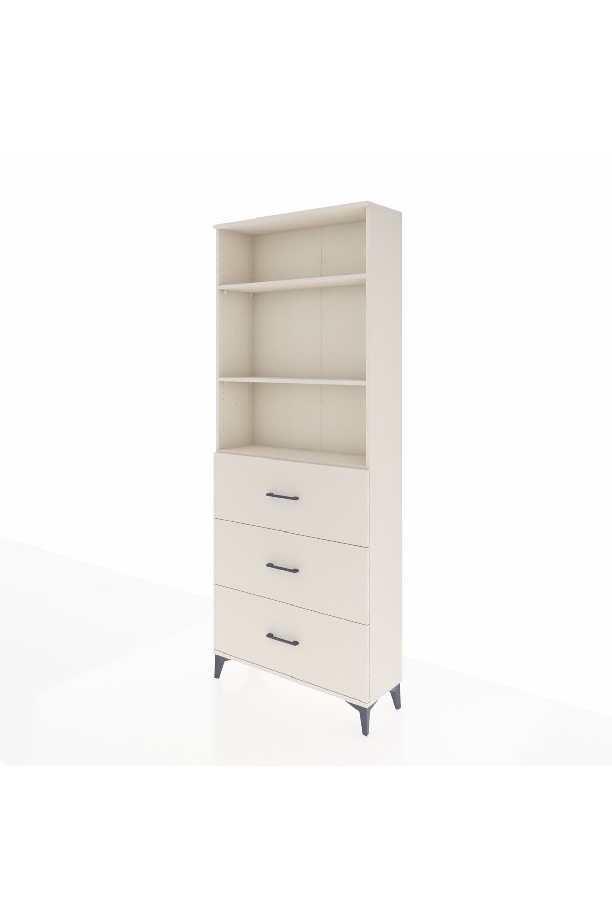 Arges Dolap 3 Raflı 3 Çekmeceli 88x30x221 Aytaşı-Aytaşı