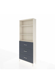 Arges Dolap 3 Raflı 3 Çekmeceli 88x30x221 Aytaşı-Antrasit