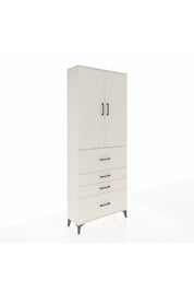 Arges Dolap 2 Raflı 4 Çekmeceli 2 Kapaklı 88x30x221 Aytaşı-Aytaşı
