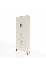 Arges Dolap 2 Raflı 4 Çekmeceli 2 Kapaklı 88x30x221 Aytaşı-Aytaşı