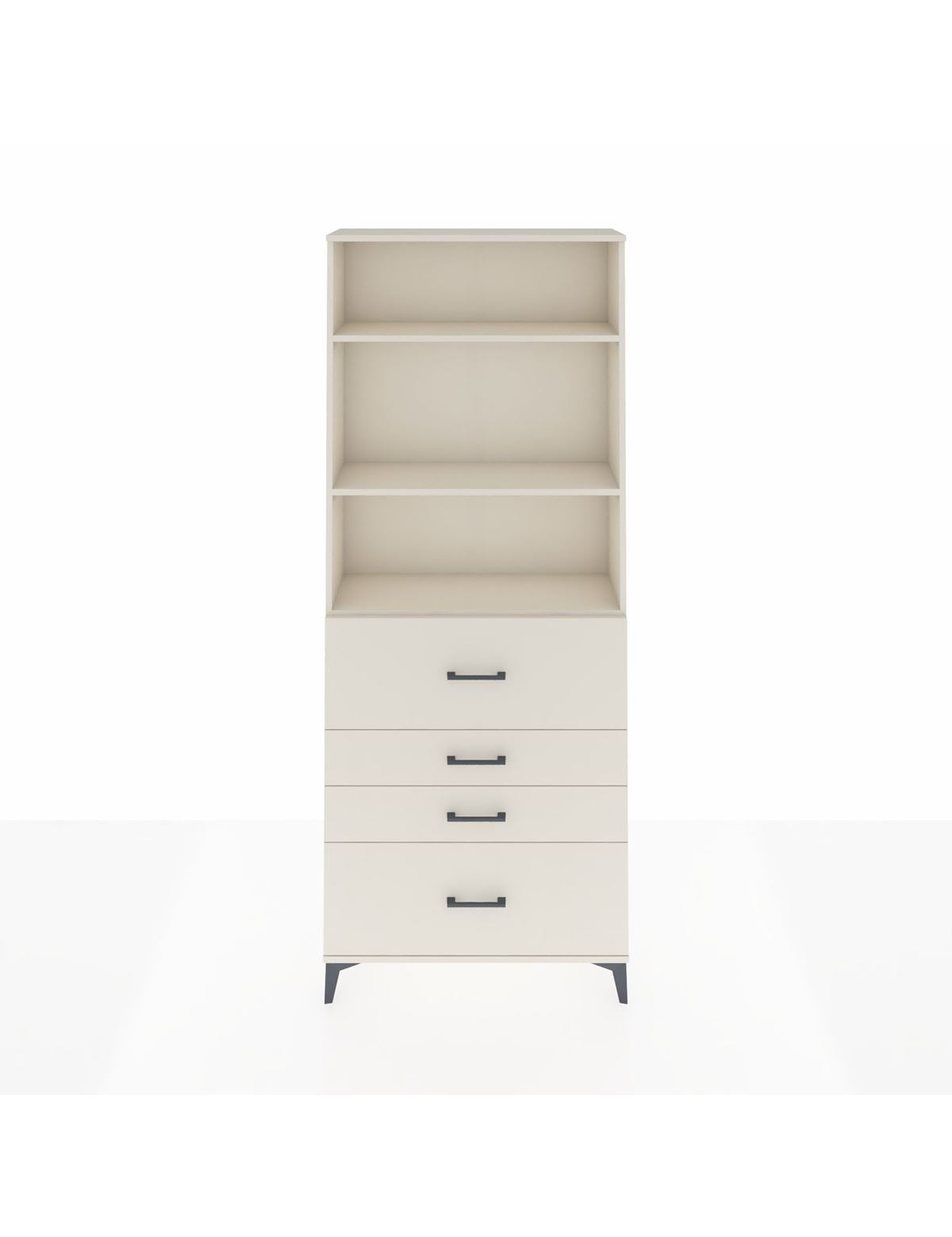 Arges Dolap 3 Raflı 4 Çekmeceli 88x30x221 Aytaşı-Aytaşı