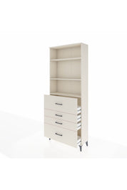 Arges Dolap 3 Raflı 4 Çekmeceli 88x30x221 Aytaşı-Aytaşı