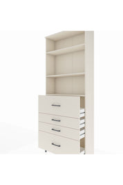 Arges Dolap 3 Raflı 4 Çekmeceli 88x30x221 Aytaşı-Aytaşı