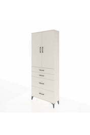 Arges Dolap 3 Raflı 4 Çekmeceli 2 Kapaklı 88x30x221 Aytaşı-Aytaşı