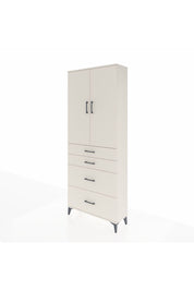 Arges Dolap 2 Raflı 4 Çekmeceli 2 Kapaklı 88x30x221 Aytaşı-Aytaşı