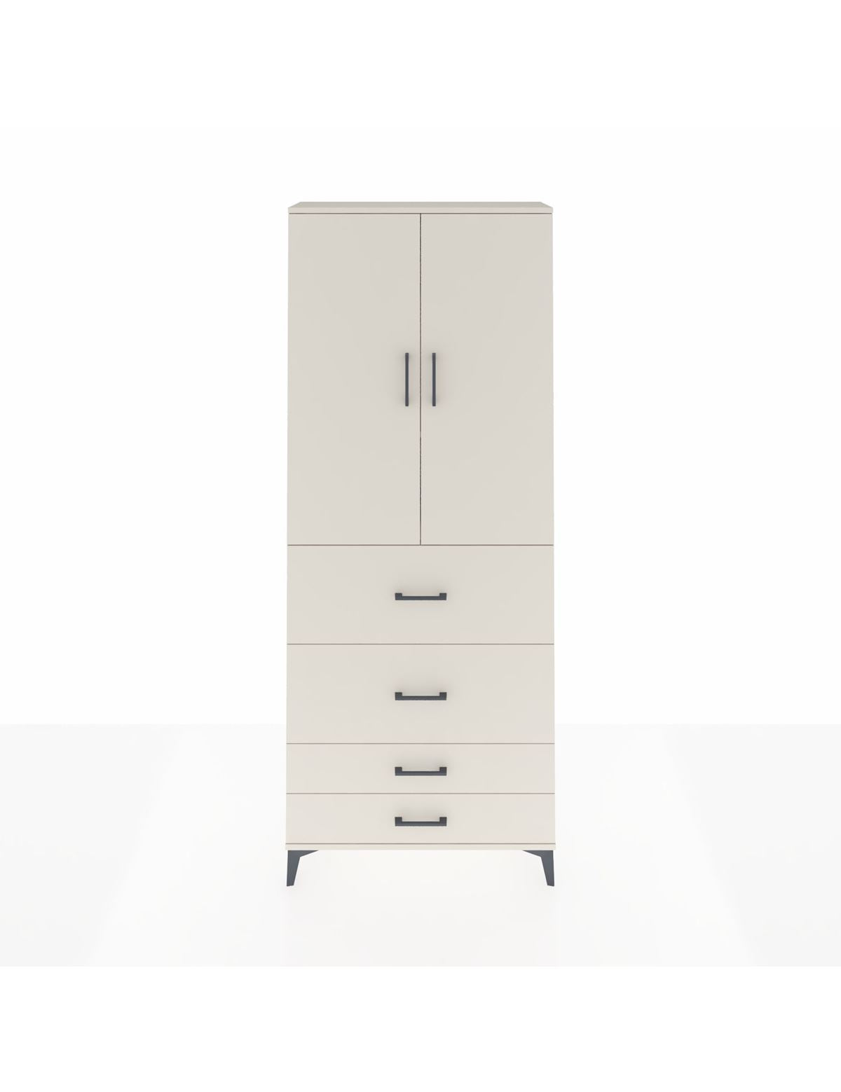 Arges Dolap 3 Raflı 4 Çekmeceli 2 Kapaklı 88x30x221 Aytaşı-Aytaşı