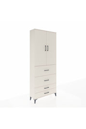 Arges Dolap 2 Raflı 4 Çekmeceli 2 Kapaklı 88x30x221 Aytaşı-Aytaşı
