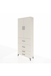 Arges Dolap 2 Raflı 4 Çekmeceli 2 Kapaklı 88x30x221 Aytaşı-Aytaşı