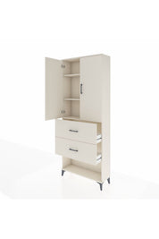 Arges Dolap 3 Raflı 2 Çekmeceli 2 Kapaklı 88x30x221 Aytaşı-Aytaşı