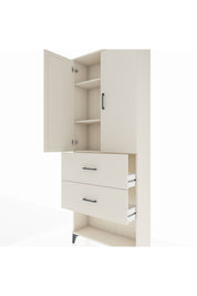 Arges Dolap 3 Raflı 2 Çekmeceli 2 Kapaklı 88x30x221 Aytaşı-Aytaşı