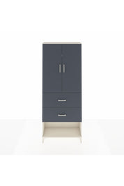 Arges Dolap 3 Raflı 2 Çekmeceli 2 Kapaklı 88x30x221 Aytaşı-Antrasit