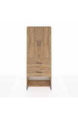 Arges Dolap 3 Raflı 2 Çekmeceli 2 Kapaklı 88x30x221