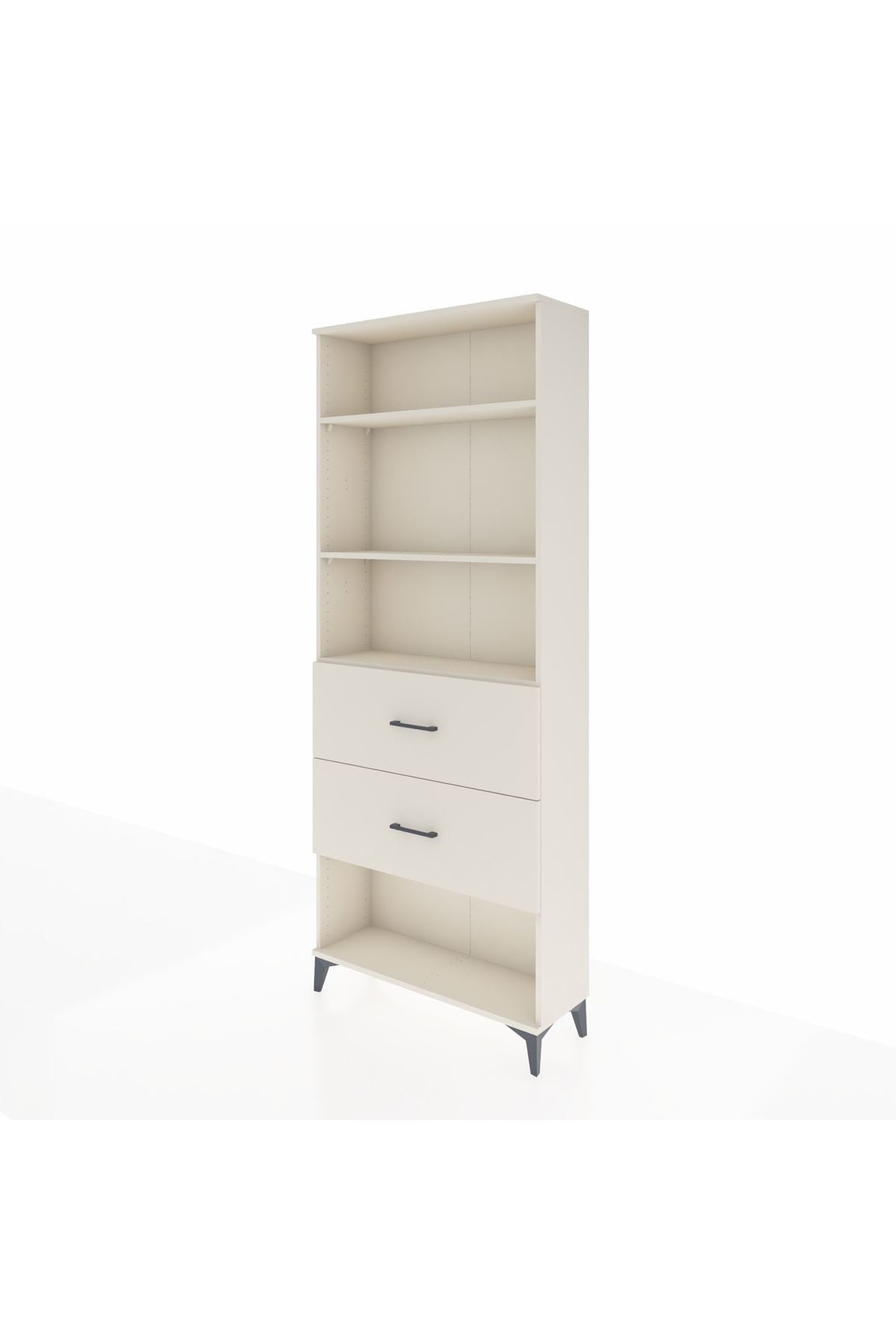 Arges Dolap 3 Raflı 2 Çekmeceli 88x30x221 Aytaşı-Aytaşı