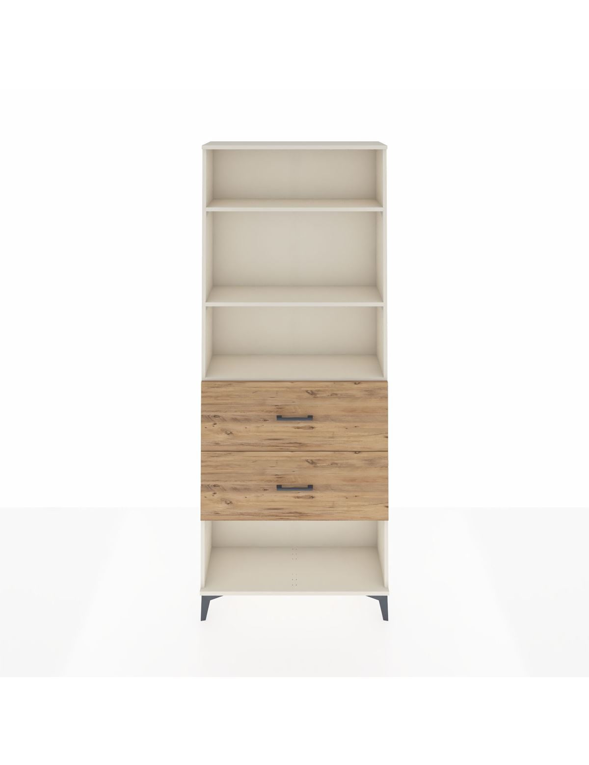 Arges Dolap 3 Raflı 2 Çekmeceli 88x30x221 Aytaşı-Çam