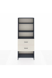 Arges Dolap 3 Raflı 2 Çekmeceli 88x30x221 Antrasit-Aytaşı