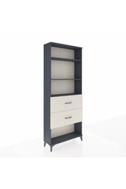 Arges Dolap 3 Raflı 2 Çekmeceli 88x30x221 Antrasit-Aytaşı