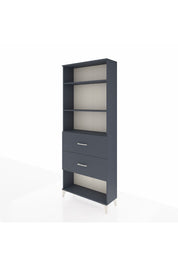 Arges Dolap 3 Raflı 2 Çekmeceli 88x30x221 Antrasit-Antrasit