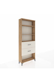 Arges Dolap 3 Raflı 2 Çekmeceli 88x30x221 Çam-Aytaşı