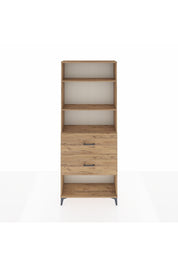 Arges Dolap 3 Raflı 2 Çekmeceli 88x30x221 Çam-Çam