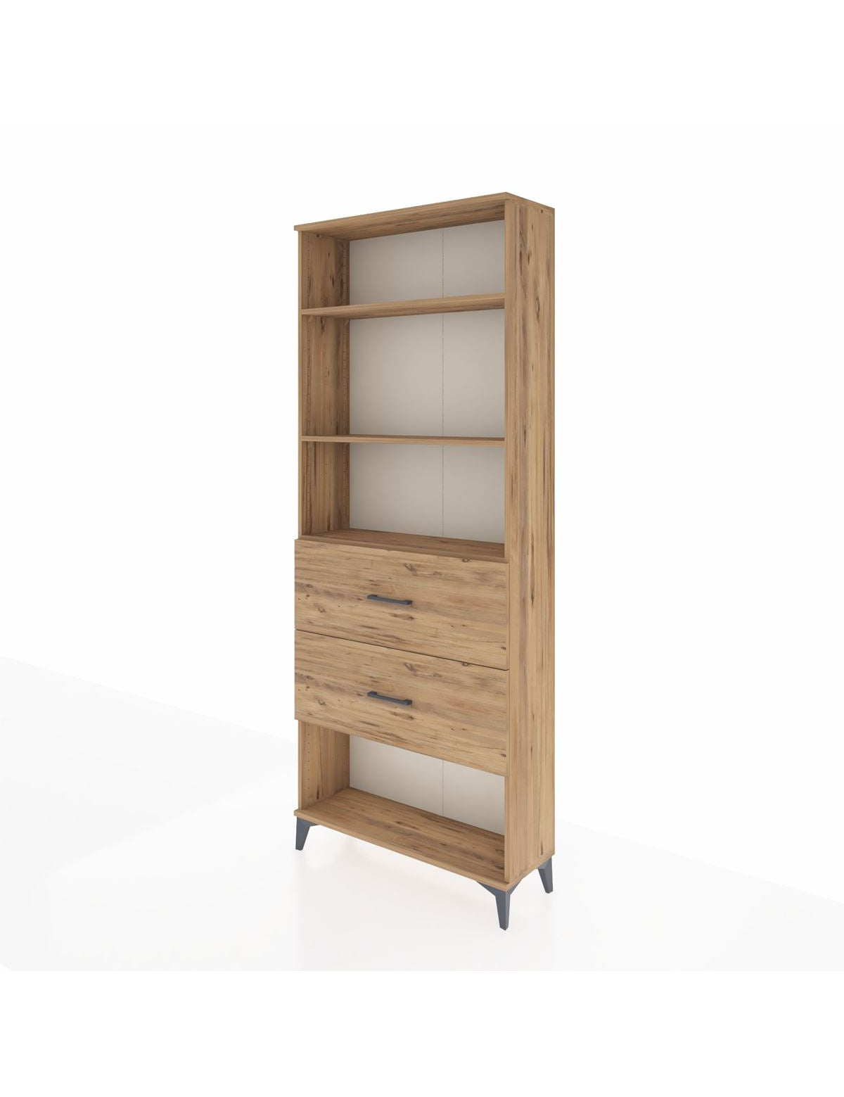 Arges Dolap 3 Raflı 2 Çekmeceli 88x30x221 - S30M147V9A