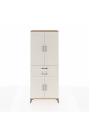 Arges Dolap 4 Raflı 2 Çekmeceli 4 Kapaklı 88x30x221 Çam-Aytaşı