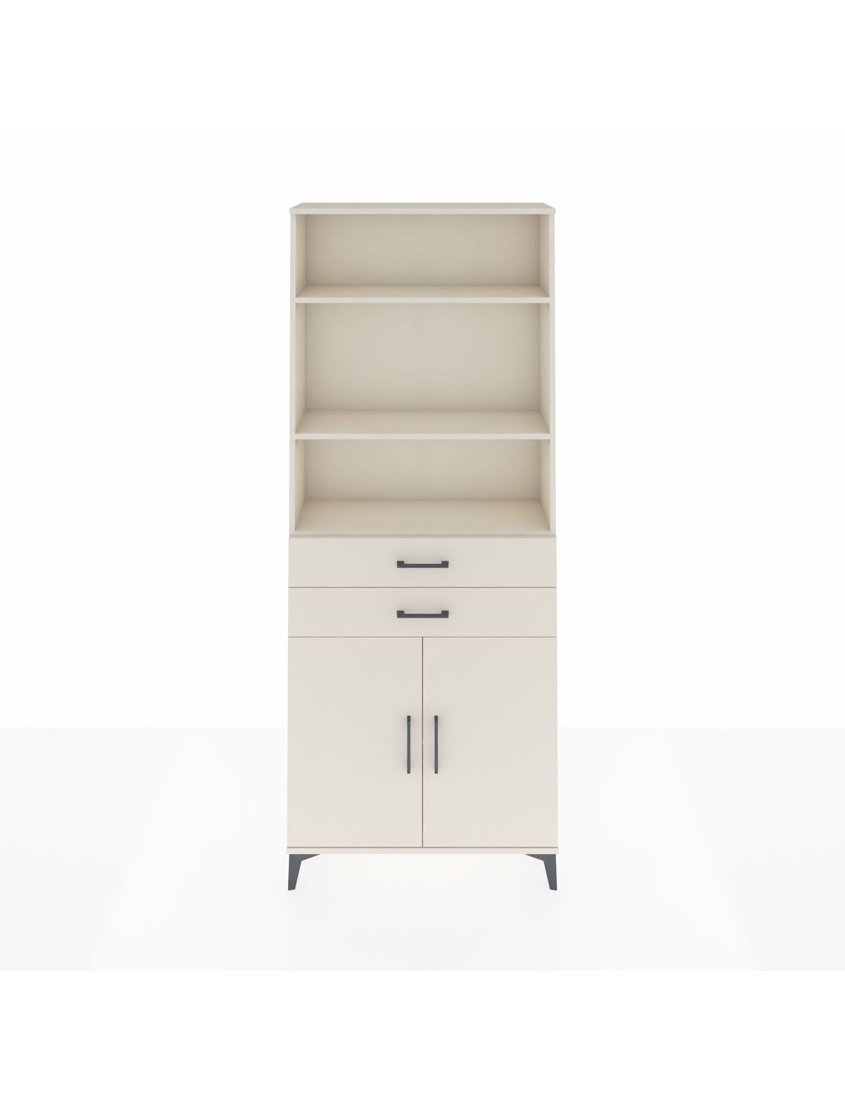 Arges Dolap 4 Raflı 2 Çekmeceli 2 Kapaklı 88x30x221 Aytaşı-Aytaşı