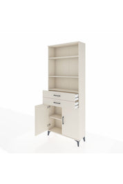 Arges Dolap 4 Raflı 2 Çekmeceli 2 Kapaklı 88x30x221 Aytaşı-Aytaşı