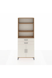 Arges Dolap 4 Raflı 2 Çekmeceli 2 Kapaklı 88x30x221 Çam-Aytaşı