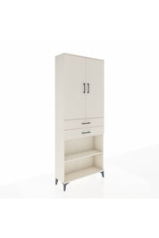 Arges Dolap 4 Raflı 2 Çekmeceli 2 Kapaklı 88x30x221 Aytaşı-Aytaşı