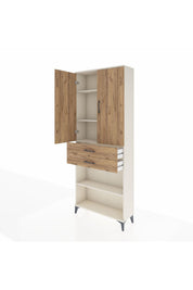 Arges Dolap 4 Raflı 2 Çekmeceli 2 Kapaklı 88x30x221 Aytaşı-Çam