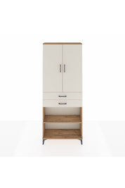 Arges Dolap 4 Raflı 2 Çekmeceli 2 Kapaklı 88x30x221 Çam-Aytaşı