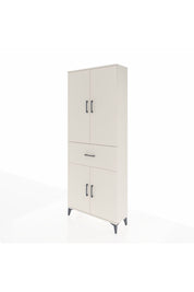Arges Dolap 4 Raflı Tek Çekmeceli 4 Kapaklı 88x30x221 Aytaşı-Aytaşı