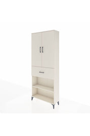 Arges Dolap 4 Raflı Tek Çekmeceli 2 Kapaklı 88x30x221 Aytaşı-Aytaşı